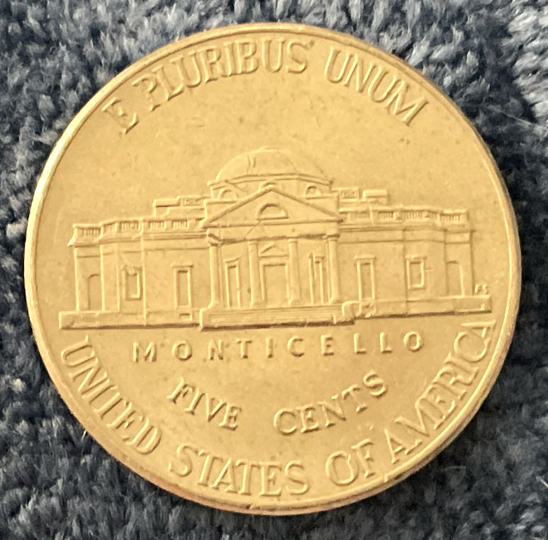 Nickel Jefferson P 2008 1  coin collectible - Main Image 2