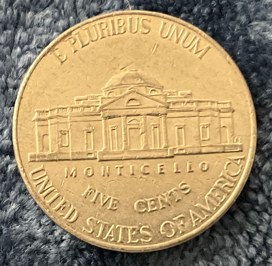 Nickel Jefferson D 2011 1  coin collectible - Main Image 2