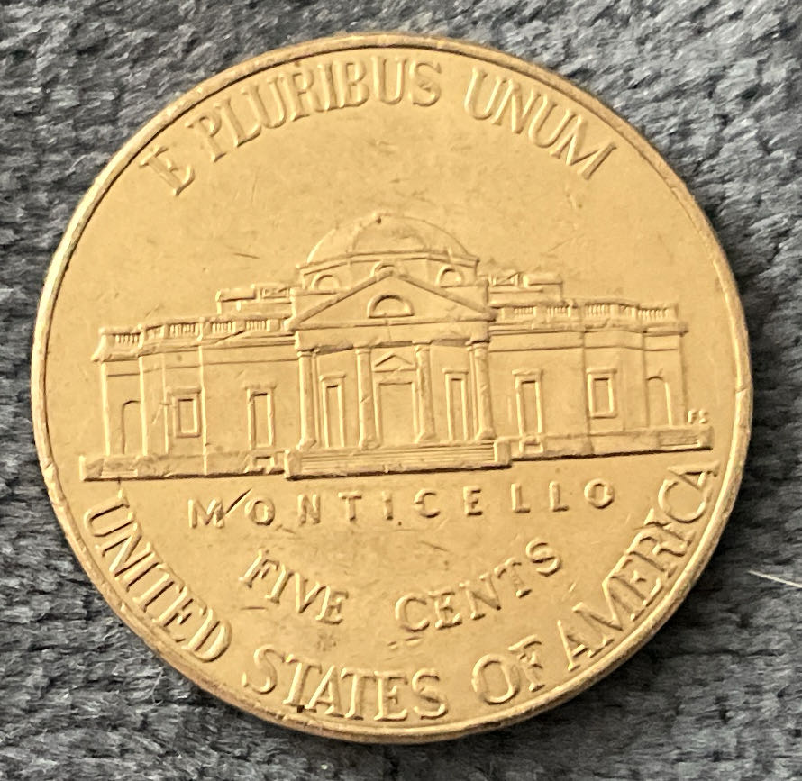 Nickel Jefferson D 2011 3  coin collectible - Main Image 2