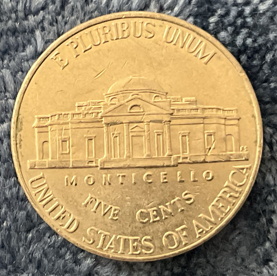 Nickel Jefferson D 2011 4  coin collectible - Main Image 2