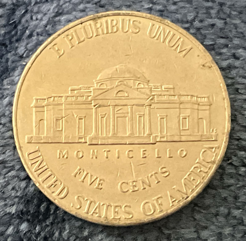 Nickel Jefferson D 2012 2  coin collectible - Main Image 2