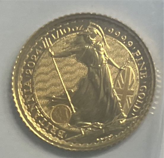 Gold 1/10 Ounce Britannia  coin collectible - Main Image 2