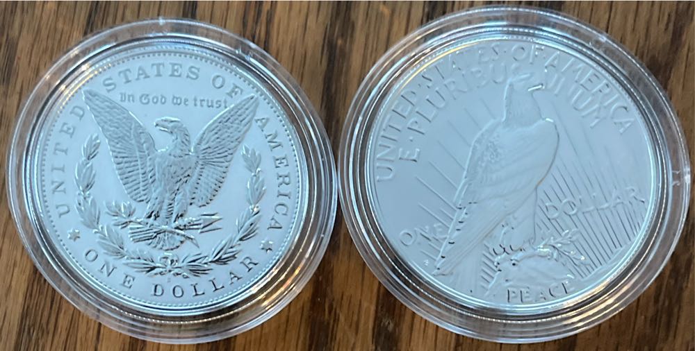 2024 S Morgan And Peace Silver Dollar Reverse Proof  coin collectible [Barcode 704786560238] - Main Image 3