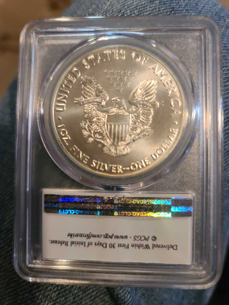 2016 Silver Amer. Eagle $1 PCGS MS69 30th Anniv  coin collectible - Main Image 2