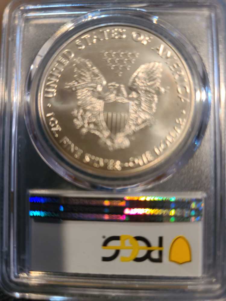 2006 W Silver American Eagle $1 PCGS PR69 DCAM  coin collectible - Main Image 2