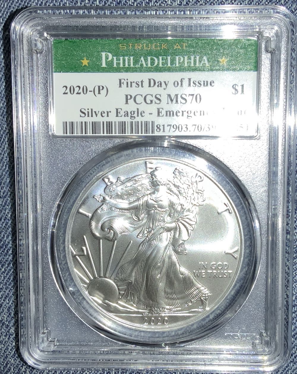 2006 W Silver American Eagle $1 PCGS PR69 DCAM  coin collectible - Main Image 3