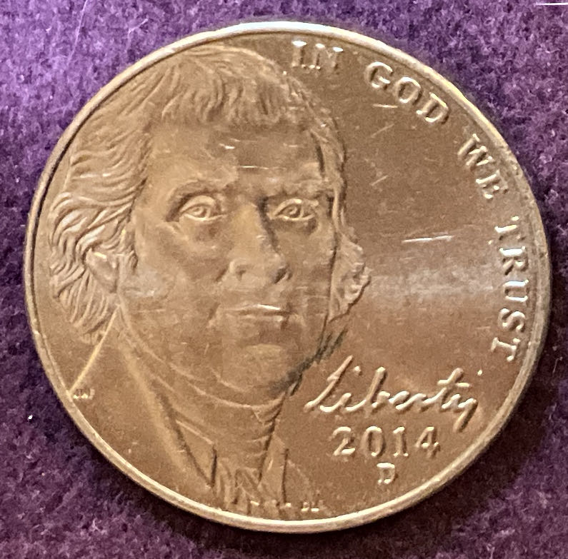 Nickel Jefferson D 2014 1  coin collectible - Main Image 3
