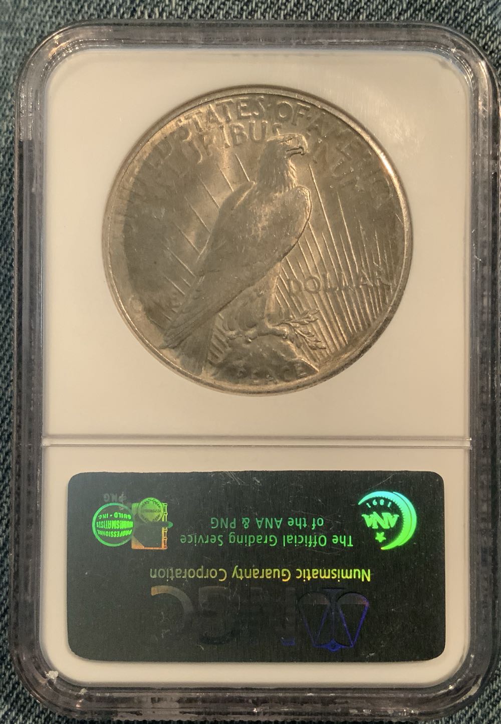 1928 Peace $1 NGC MS 62  coin collectible - Main Image 2