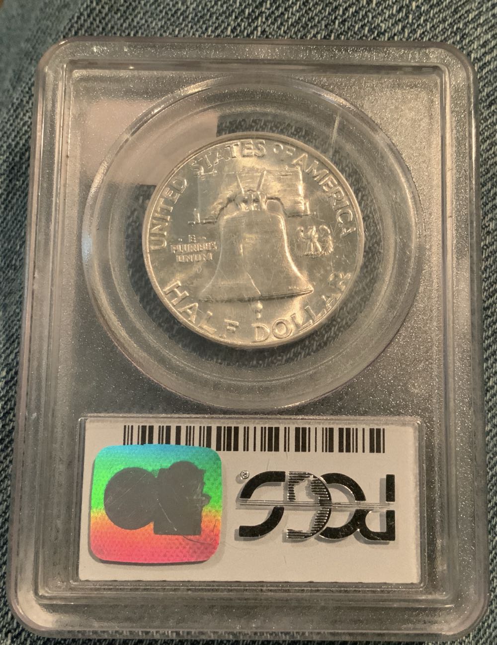 1960 Benjamin Franklin $.50 PCGS MS64FBL  coin collectible - Main Image 2