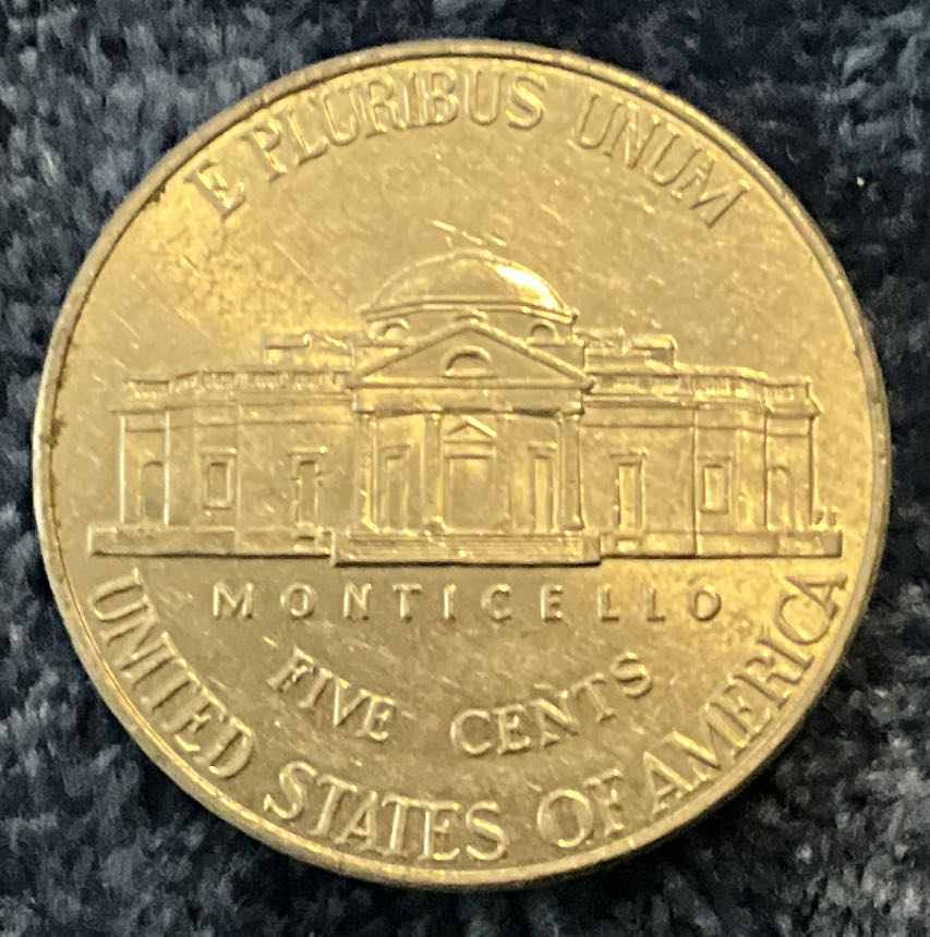 Nickel Jefferson 2016 D 5  coin collectible - Main Image 2