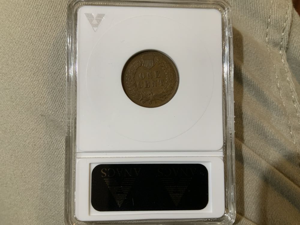 1909-S Indian Cent ANACS VF30  coin collectible - Main Image 2