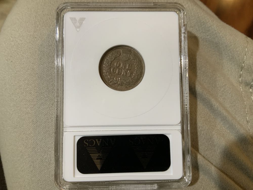1864 Indian Cent ANACS XF45  coin collectible - Main Image 2