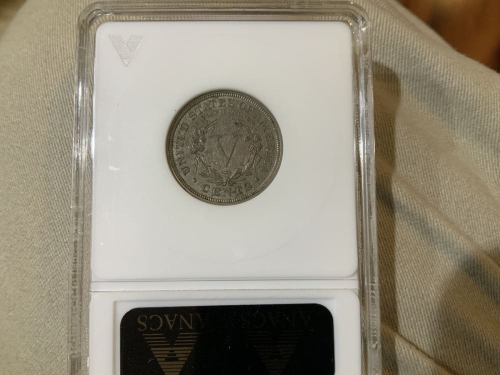 1885 Liberty Nickel ANACS XF40 Cleaned  coin collectible - Main Image 2