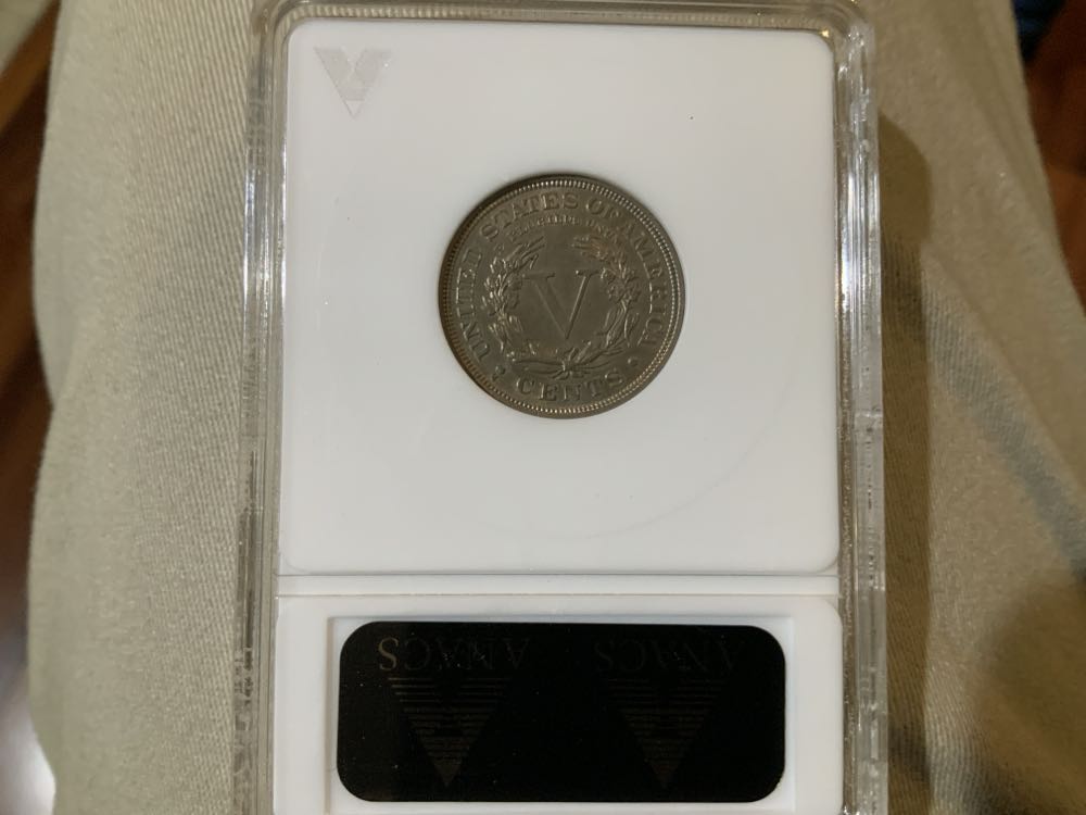 1912 S Liberty Nickel ANACS AU55 Cleaned  coin collectible - Main Image 2