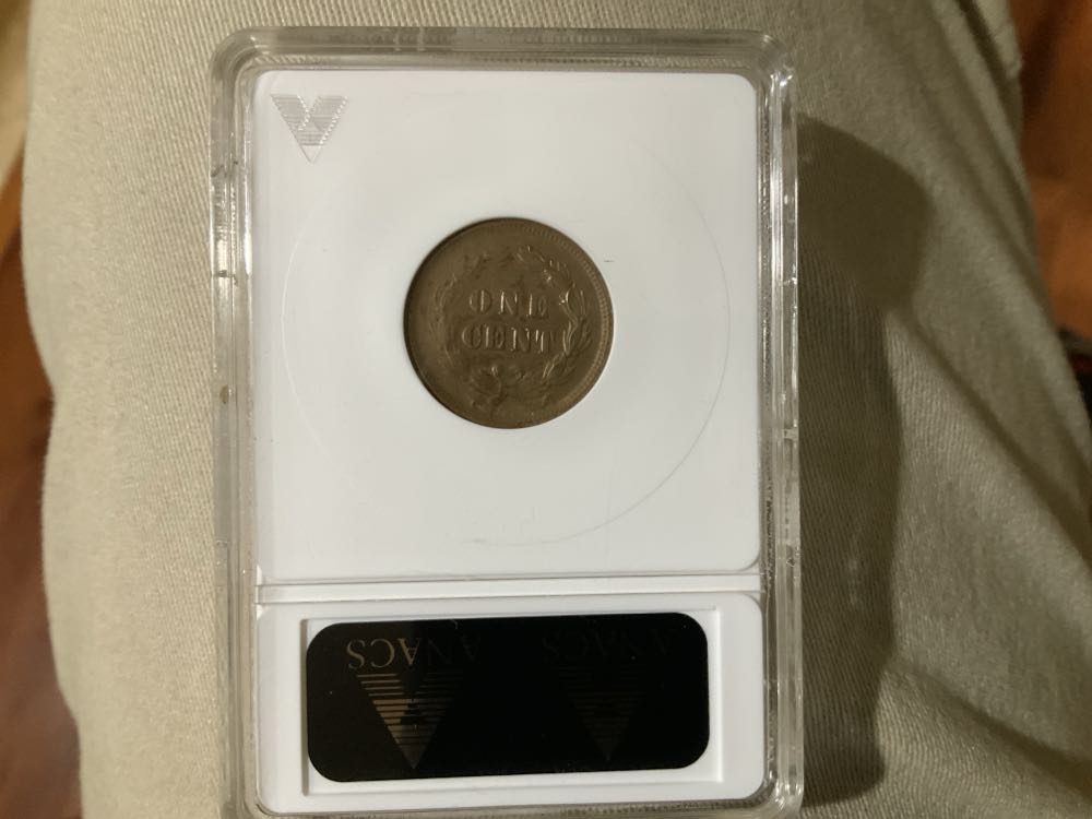 1859 Lincoln Cent ANACS VF30 Scratched Cleaned  coin collectible - Main Image 2
