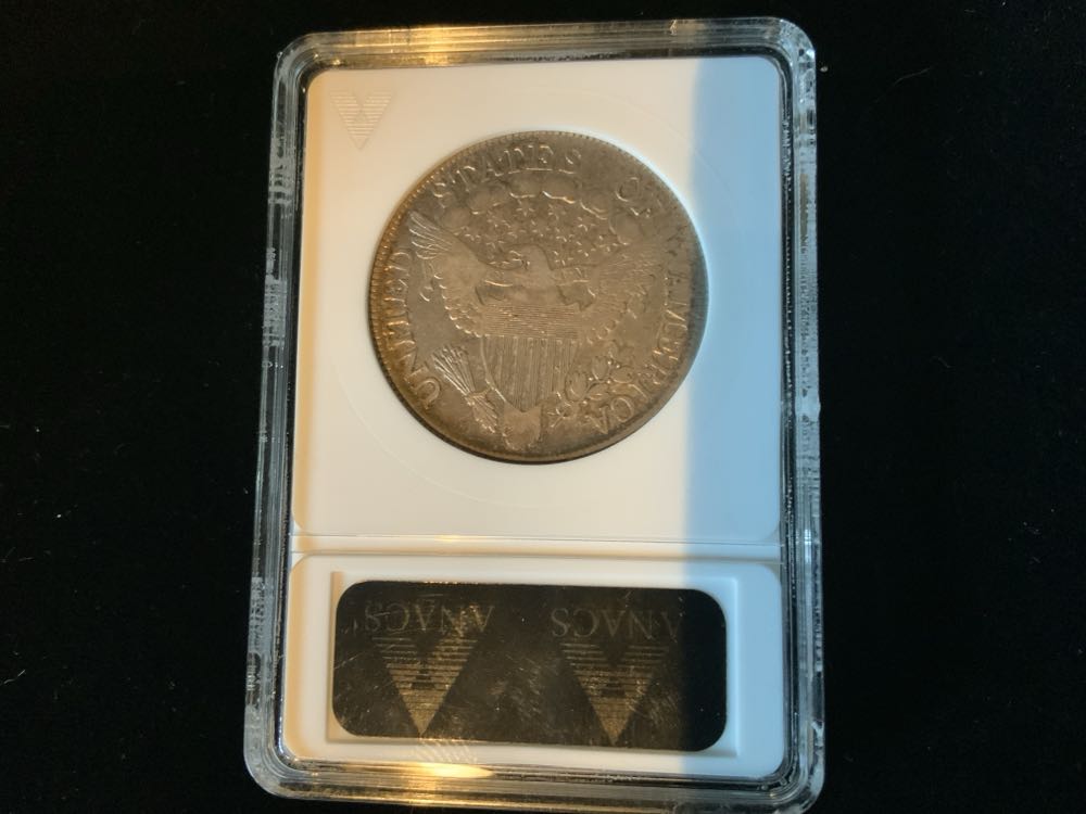 1795 Draped Bust Dollar NGC vF 20 Graffiti Civil War Date And Initials  coin collectible - Main Image 2