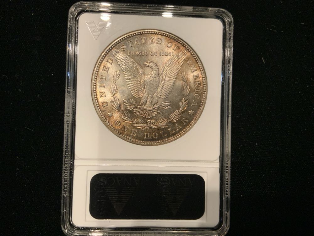1882 Morgan $1 ANACS MS64  coin collectible - Main Image 2