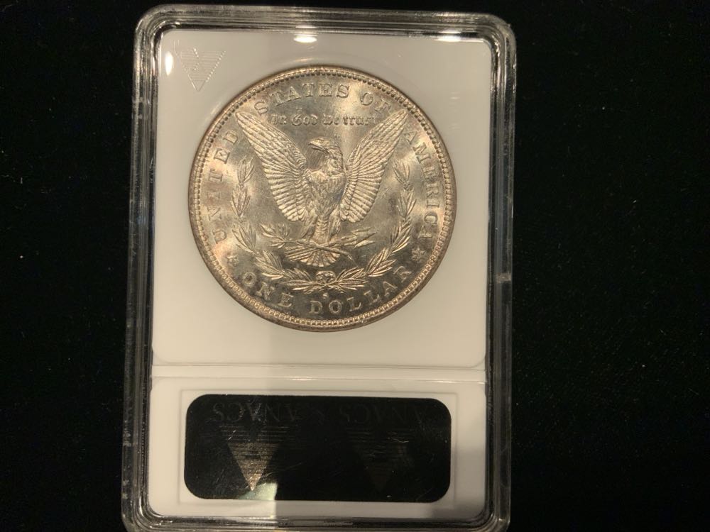 1889 S Morgan $1 ANACS MS62  coin collectible - Main Image 2