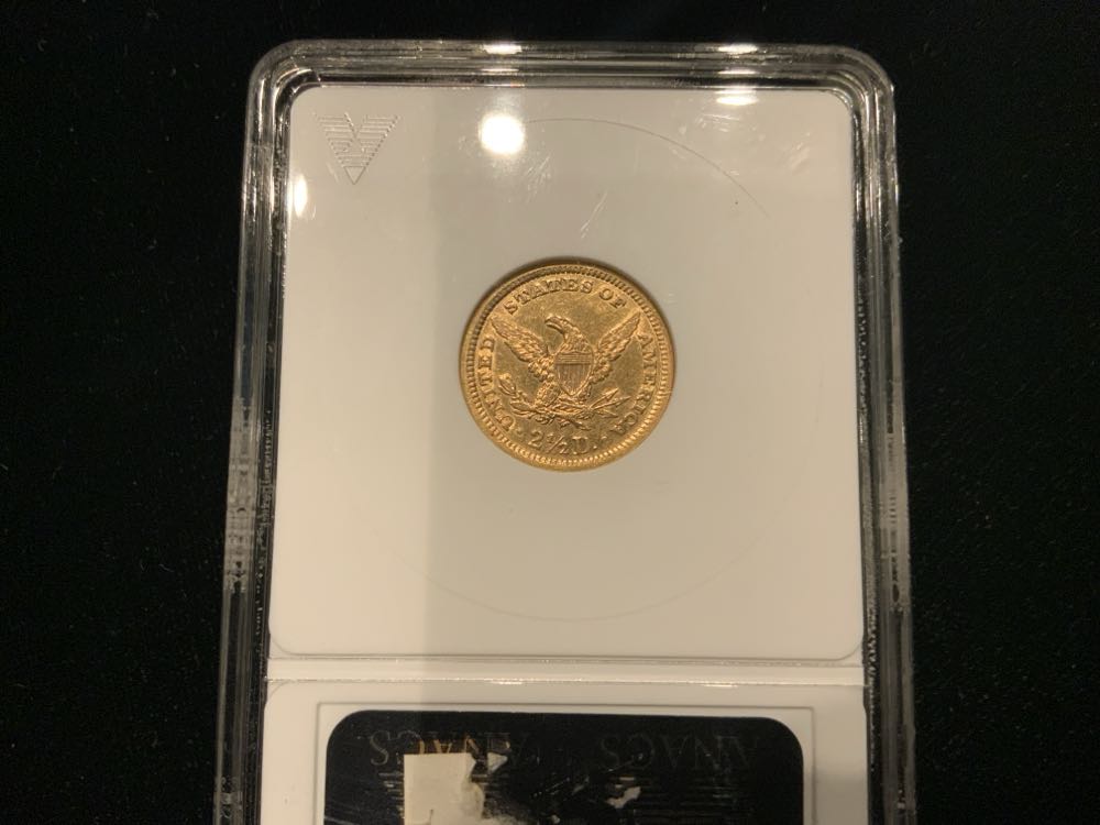 1896 Liberty Head $2.50 ANACS XF45 Cleaned  coin collectible - Main Image 2