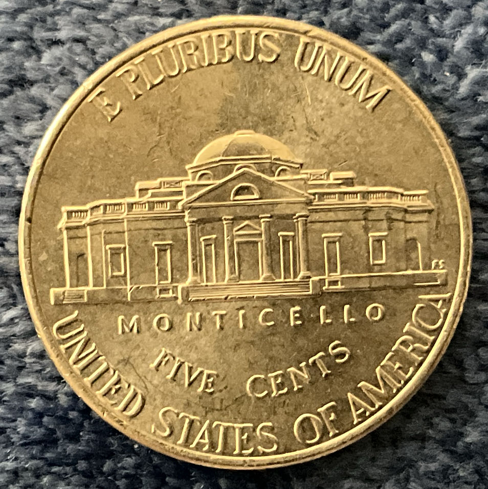 Nickel Jefferson 2021 D 1  coin collectible - Main Image 2