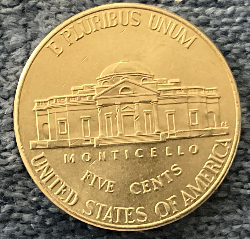 Nickel Jefferson 2021 D  coin collectible - Main Image 2