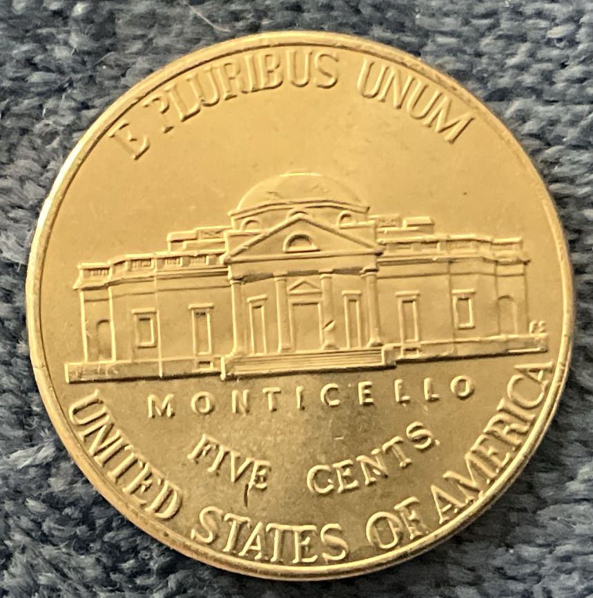 Nickel Jefferson 2022 D 1  coin collectible - Main Image 2