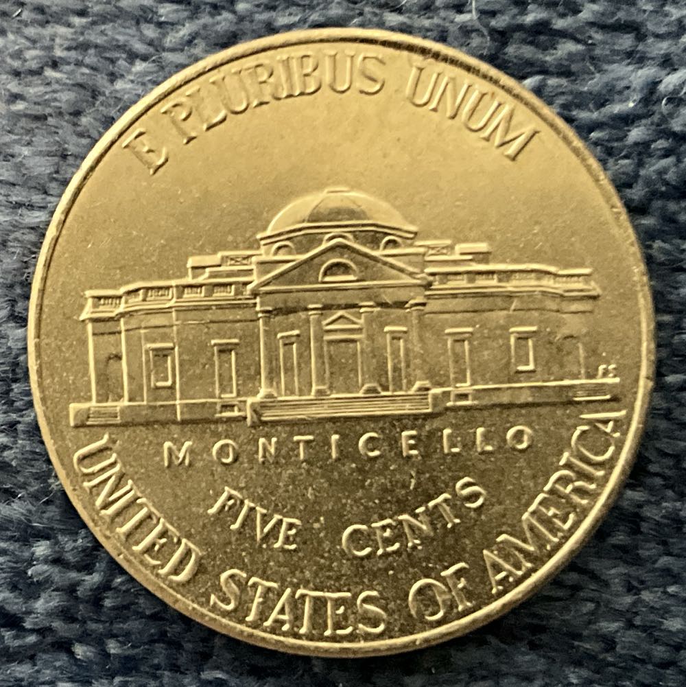 Nickel Jefferson 2019 D 1  coin collectible - Main Image 2