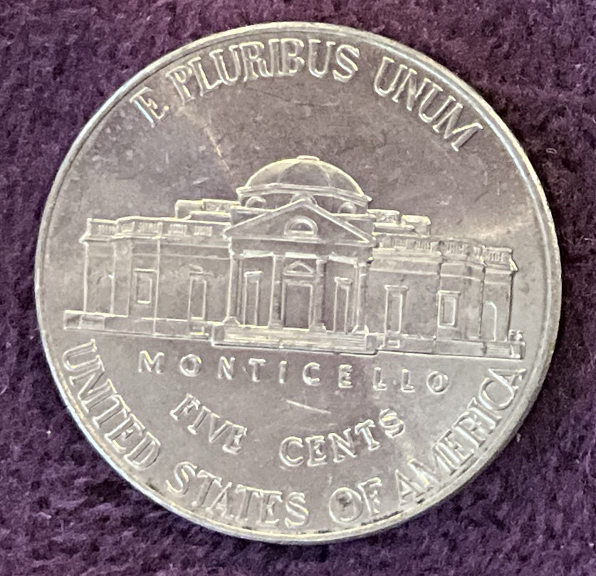 Nickel Jefferson 2019 D 2  coin collectible - Main Image 4