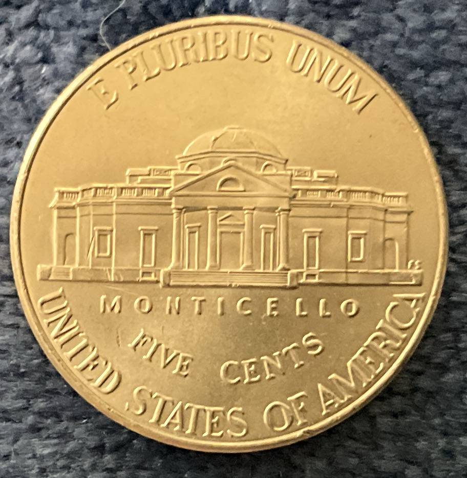 Nickel Jefferson 2020 D 2  coin collectible - Main Image 2
