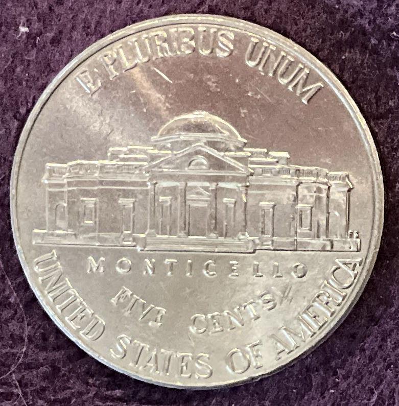 Nickel Jefferson 2020 D 2  coin collectible - Main Image 4