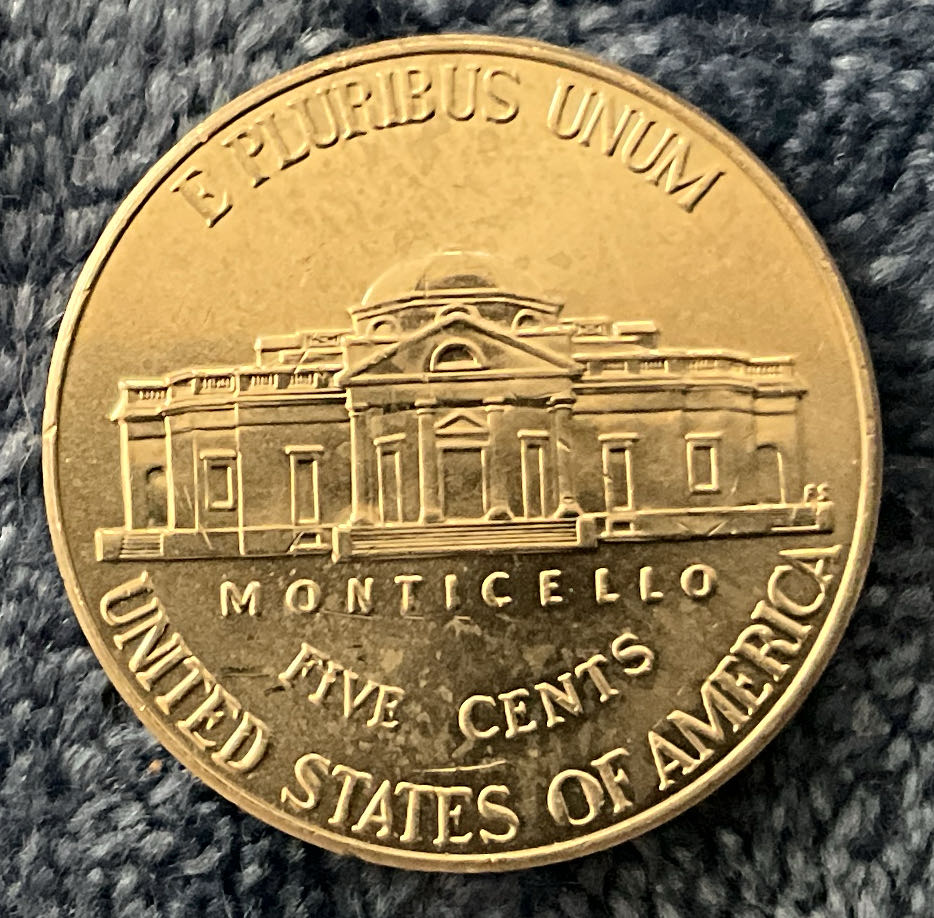 Nickel Jefferson 2020 D 5  coin collectible - Main Image 2