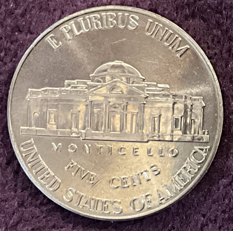 Nickel Jefferson 2020 D 6  coin collectible - Main Image 4