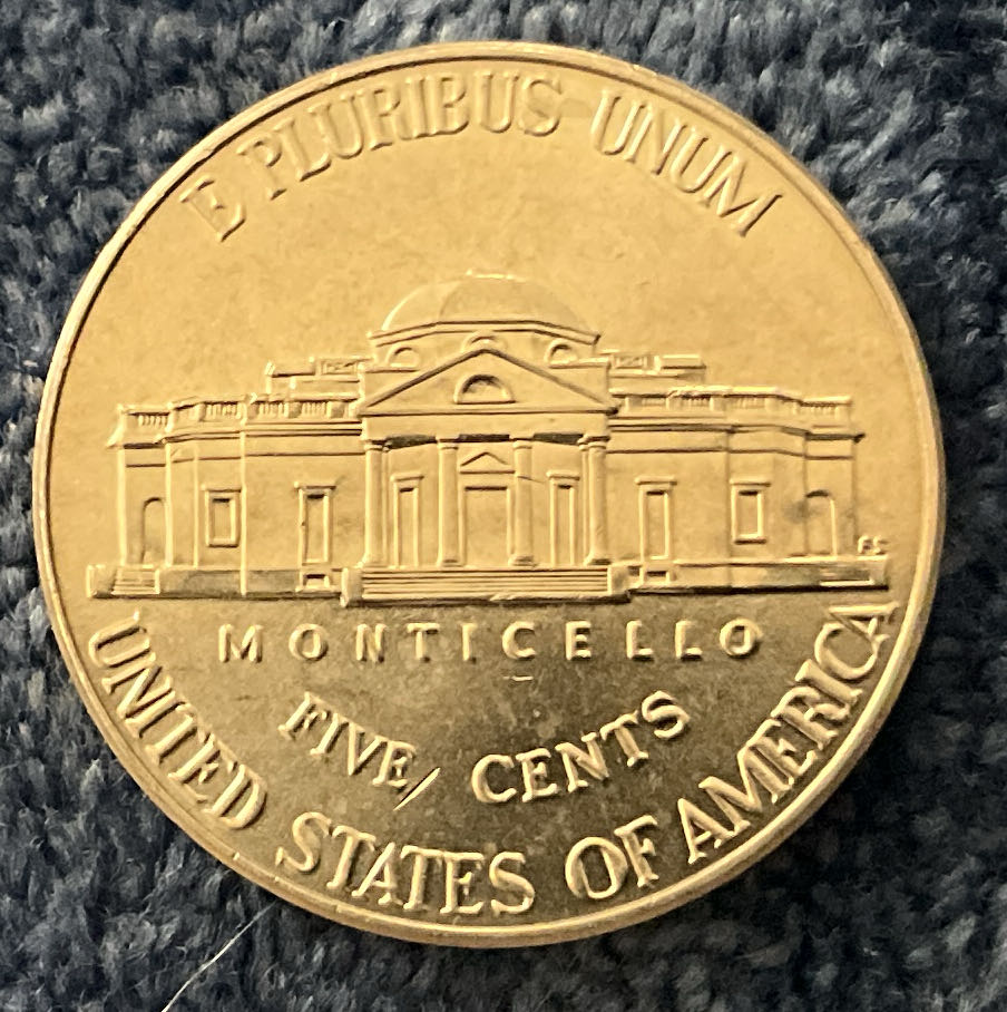 Nickel Jefferson 2020 D 7  coin collectible - Main Image 2