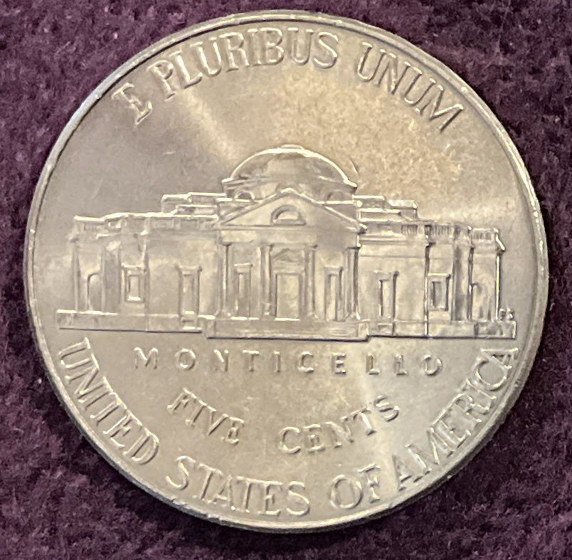 Nickel Jefferson 2020 D 7  coin collectible - Main Image 4