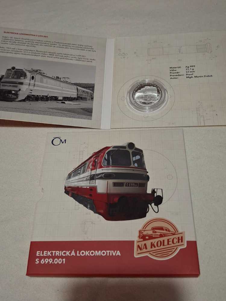 On Wheels - Electric locomotive S 699.001   coin collectible - Main Image 3