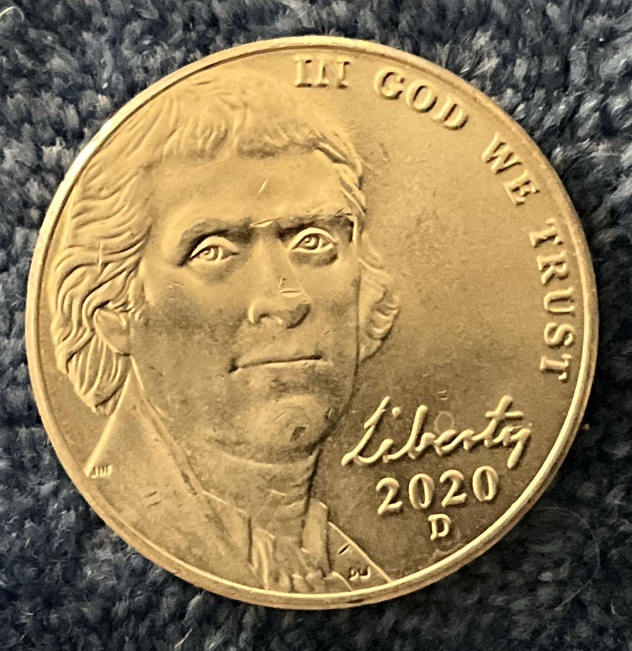 Nickel Jefferson 1941  7