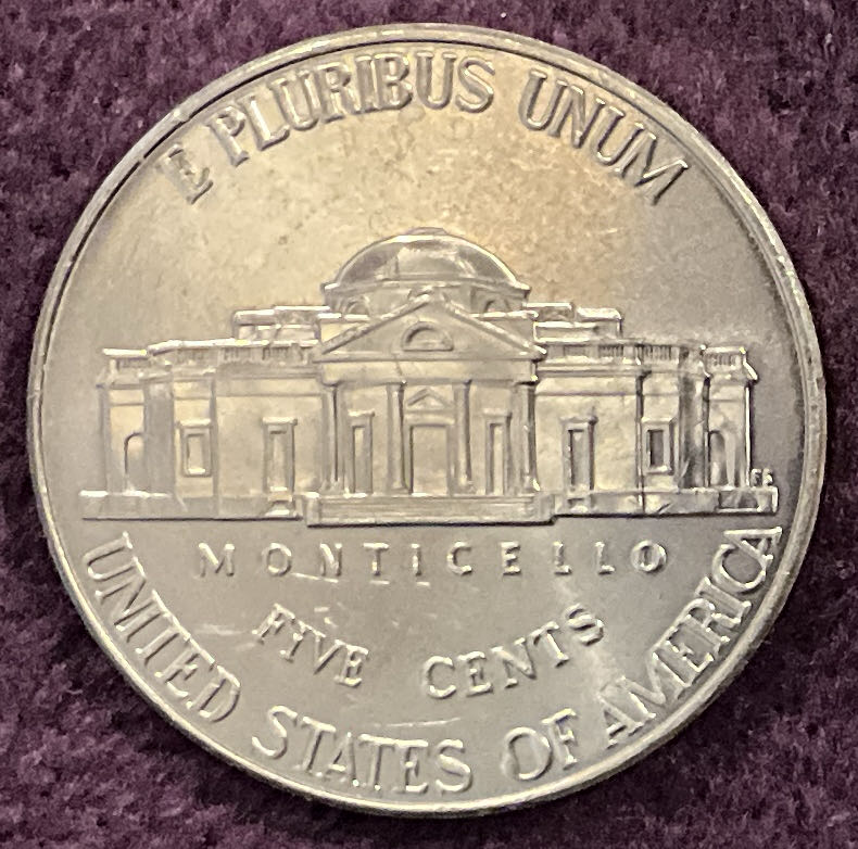 Nickel Jefferson 2020 D 8  coin collectible - Main Image 4