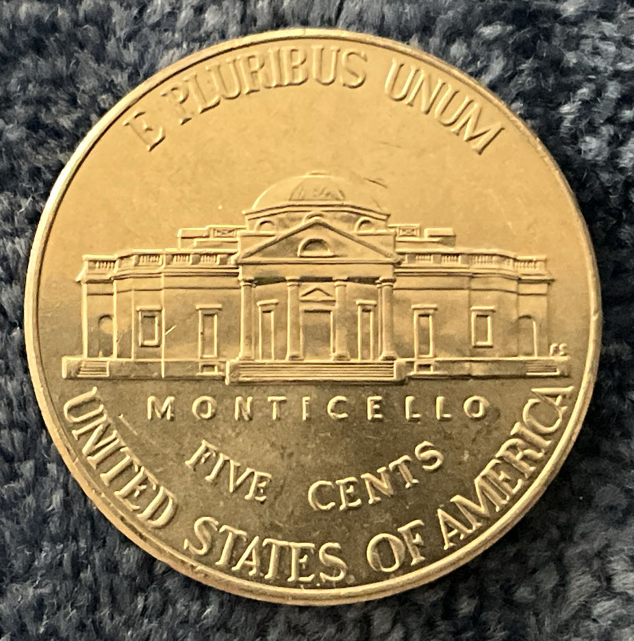 Nickel Jefferson 2020 D 9  coin collectible - Main Image 2