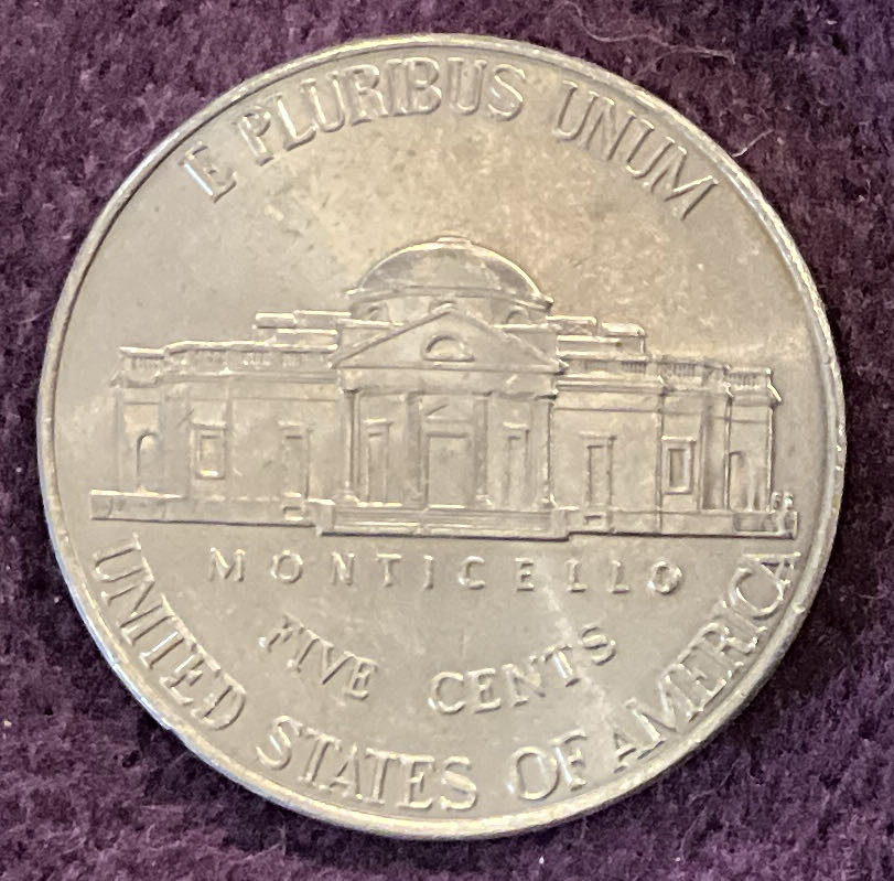 Nickel Jefferson 2020 D 10  coin collectible - Main Image 4