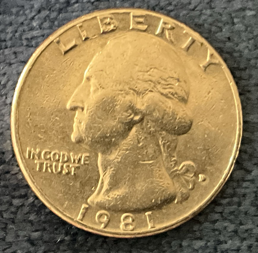 Quarter Washington 1977 D 2