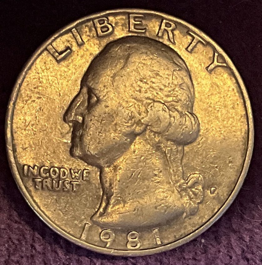 Quarter Washington 1981 P 5  coin collectible - Main Image 3