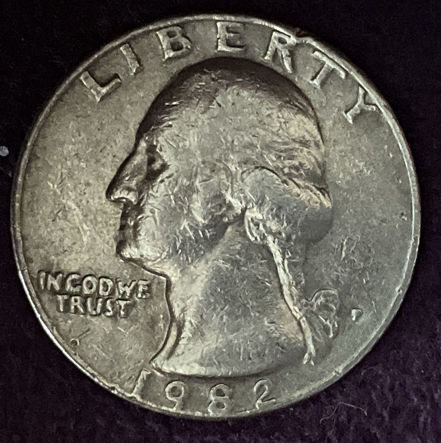 Quarter Washington 1982 P 2  coin collectible - Main Image 3