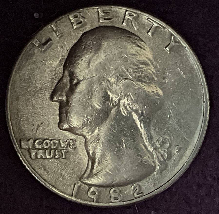 Quarter Washington 1982 P 3  coin collectible - Main Image 3