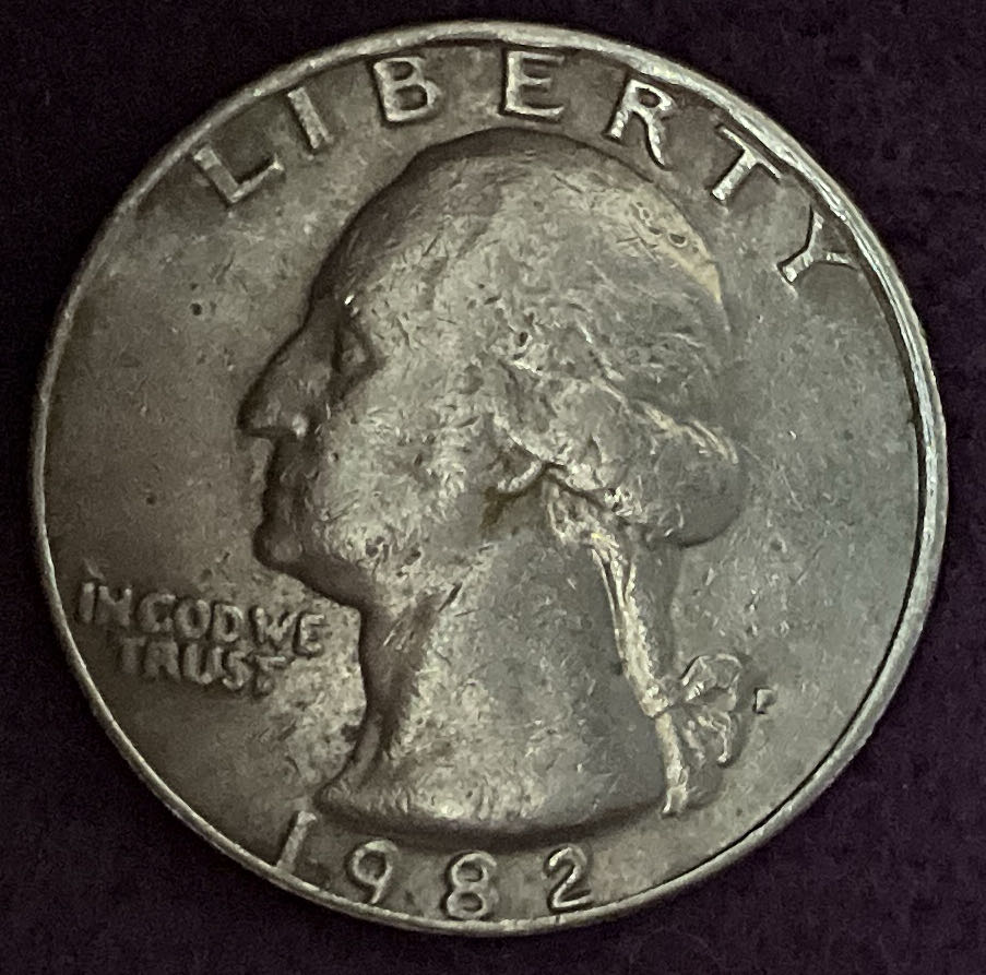 Quarter Washington 1982 P 4  coin collectible - Main Image 3