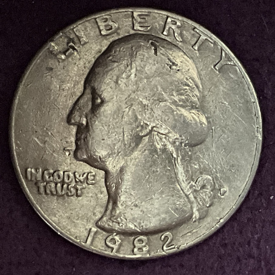Quarter Washington 1982 P 5  coin collectible - Main Image 3