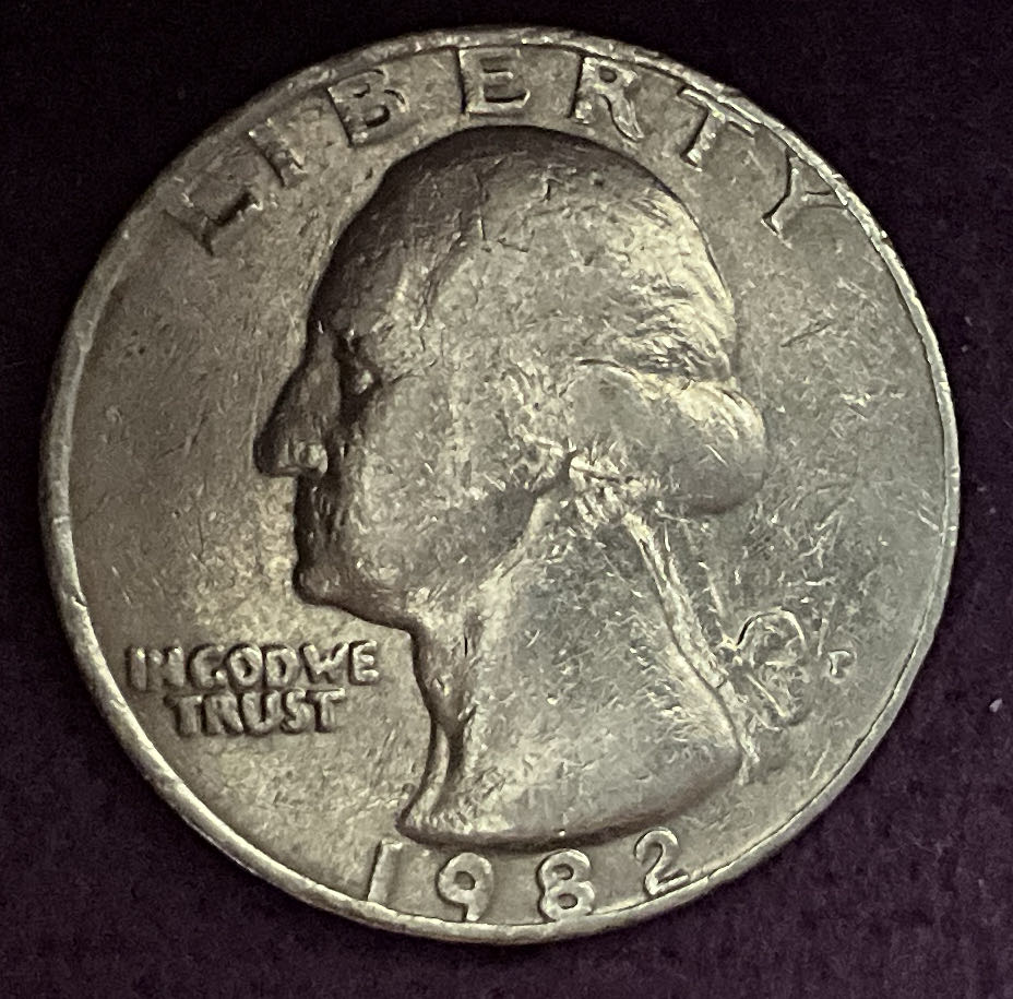 Quarter Washington 1982 P 6  coin collectible - Main Image 3
