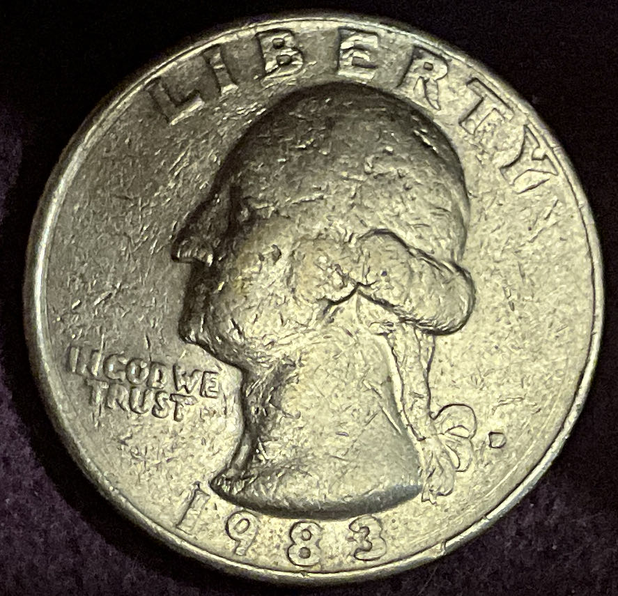 Quarter Washington 1983 D 6  coin collectible - Main Image 3