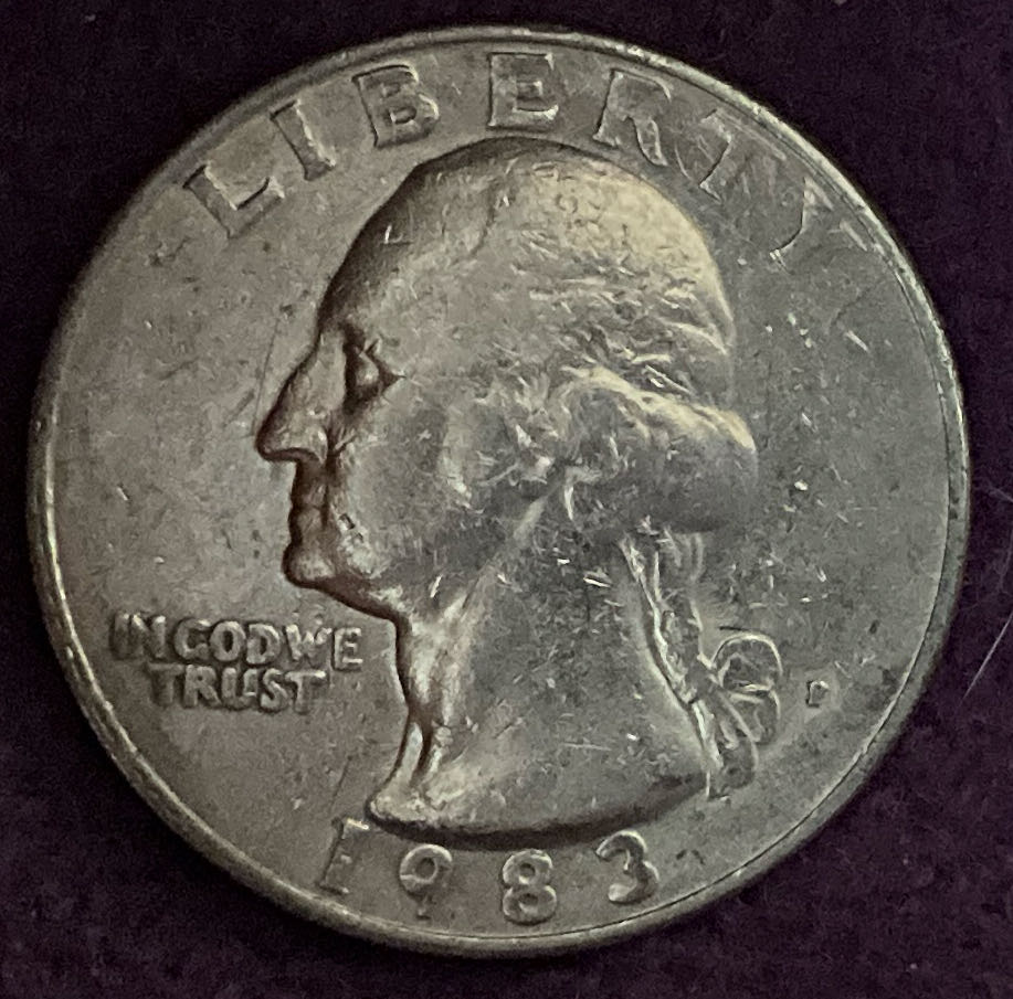 Quarter Washington 1983 P 2  coin collectible - Main Image 3