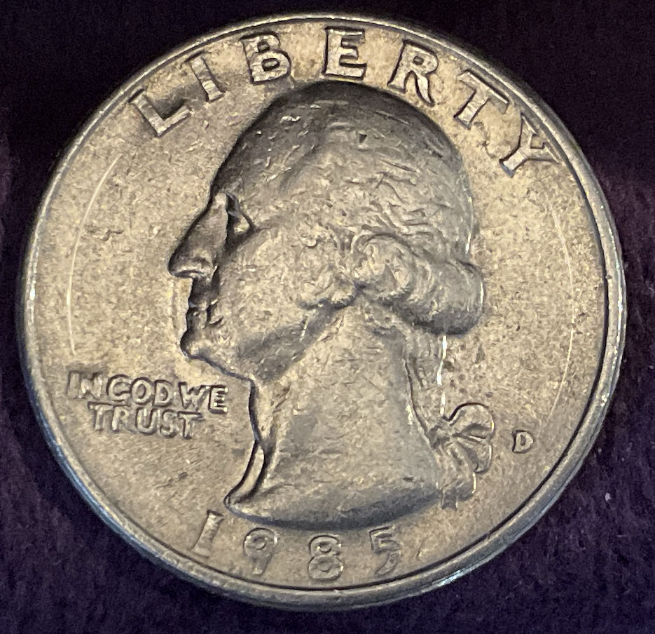 Quarter Washington 1985 D 4  coin collectible - Main Image 3