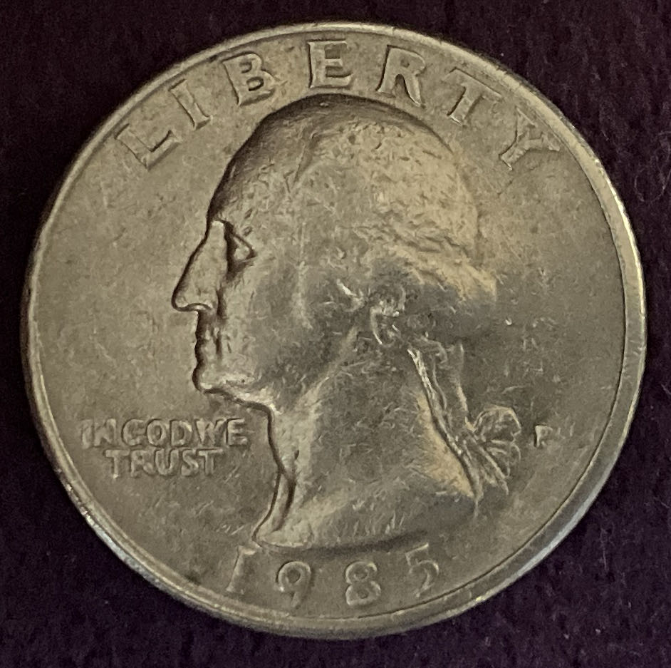 Quarter Washington 1985 P 4  coin collectible - Main Image 3